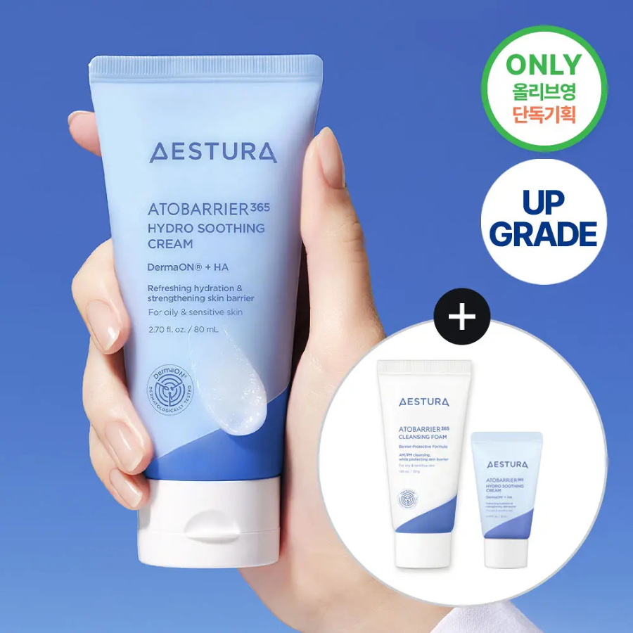 Набор Aestura Atobarrier 365 Hydro крем 80 мл + 10 мл + 30 г