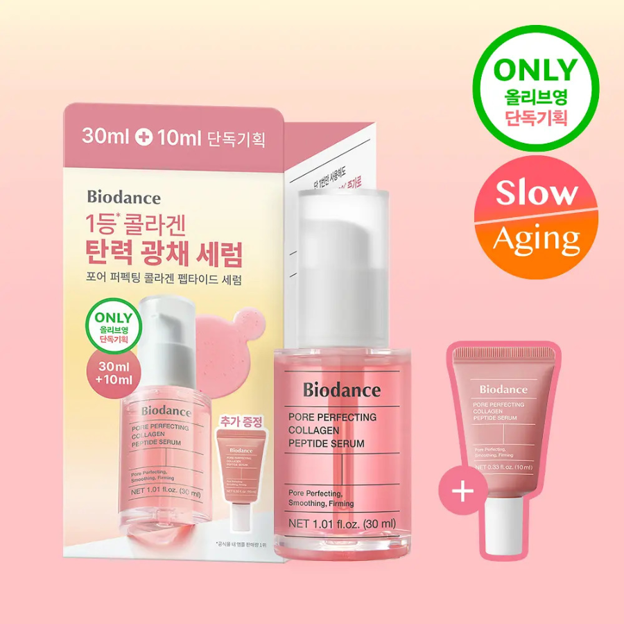 Набор Biodance Pore Perfecting Collagen Peptide сыворотка 30 мл + 10 мл