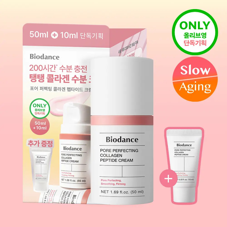 Набор Biodance Pore Perfecting Collagen Peptide крем 50 мл + 10 мл