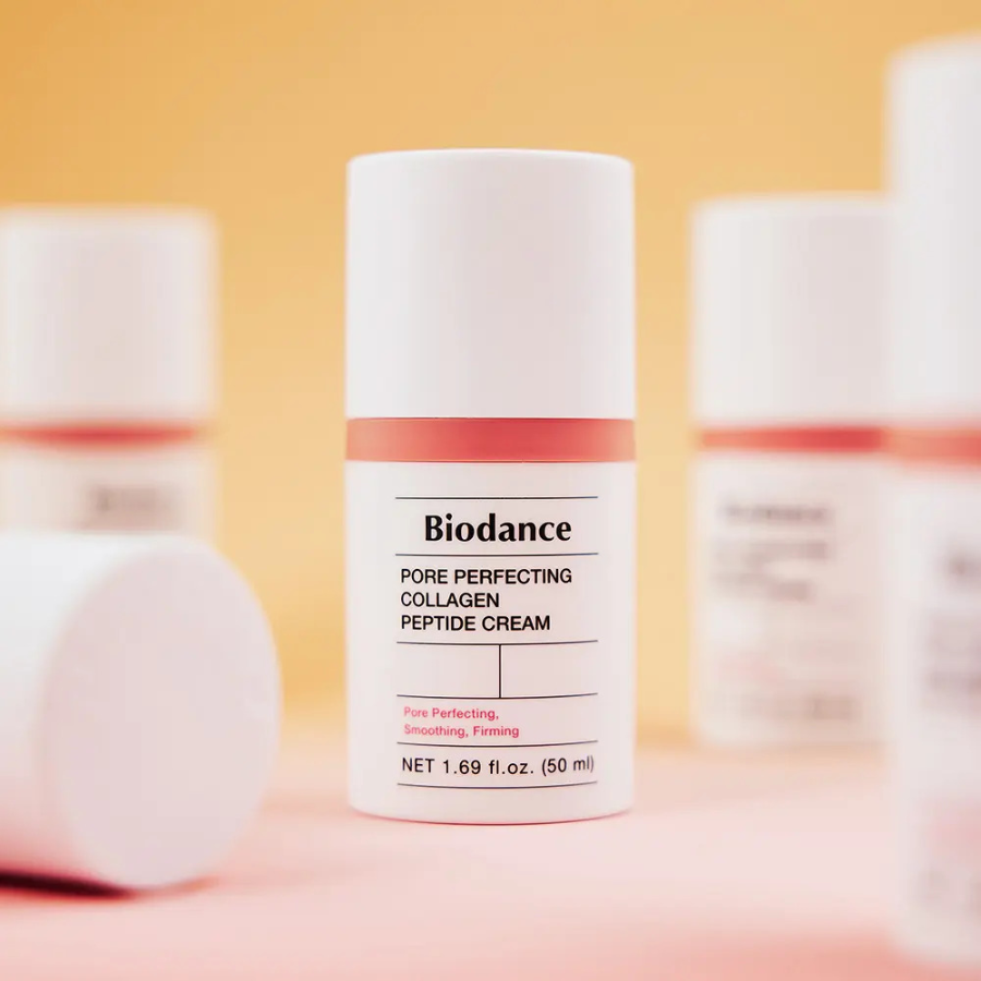 Набор Biodance Pore Perfecting Collagen Peptide крем 50 мл + 10 мл + 2 шт.