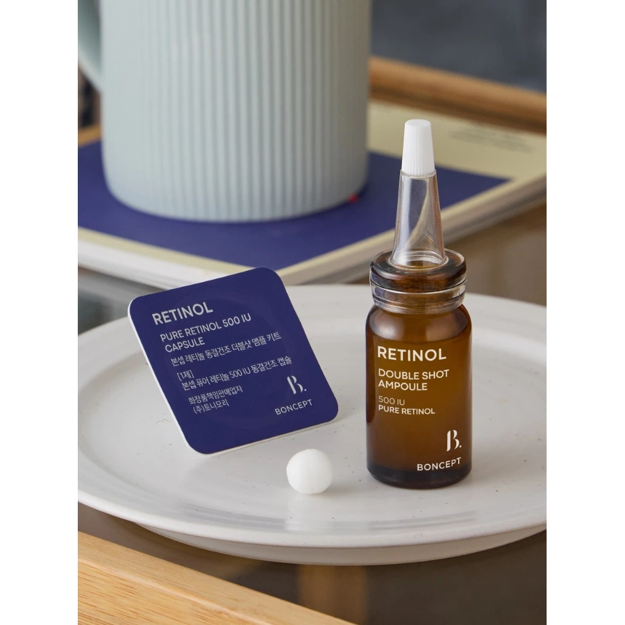 [1+1] Boncept Retinol лиофилизированный ампульный набор Double Shot × 2