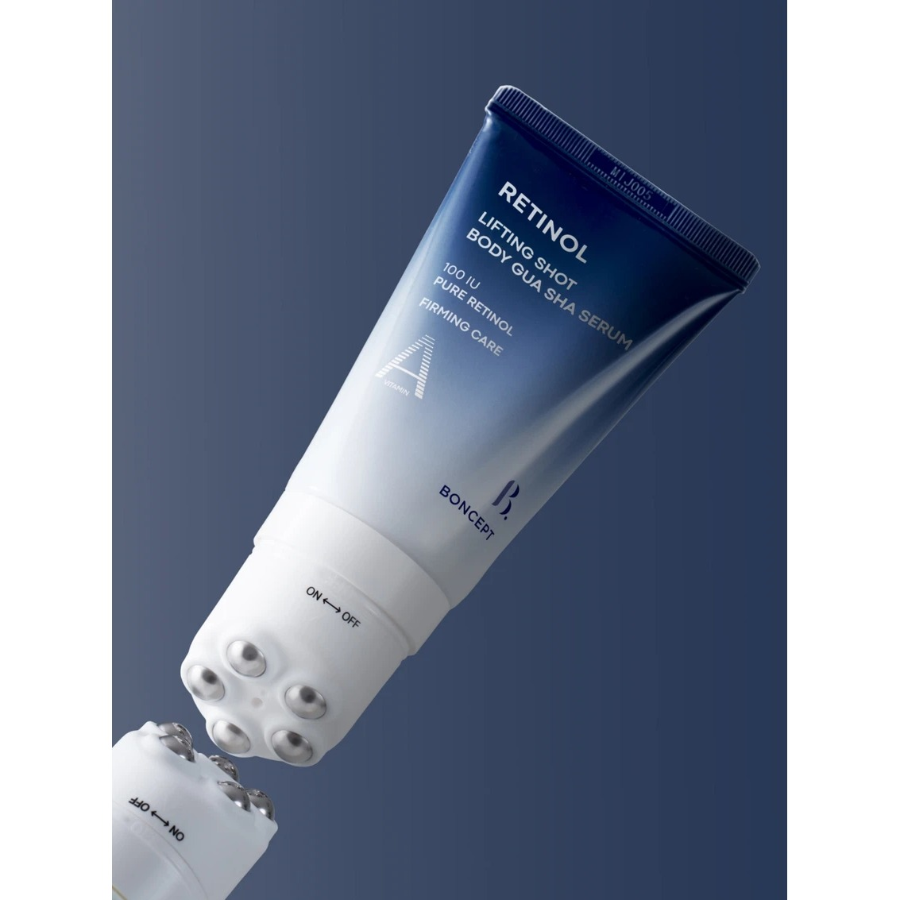 [1+1] Boncept Retinol укрепляющая массажная сыворотка для тела Gua Sha 100 мл × 2
