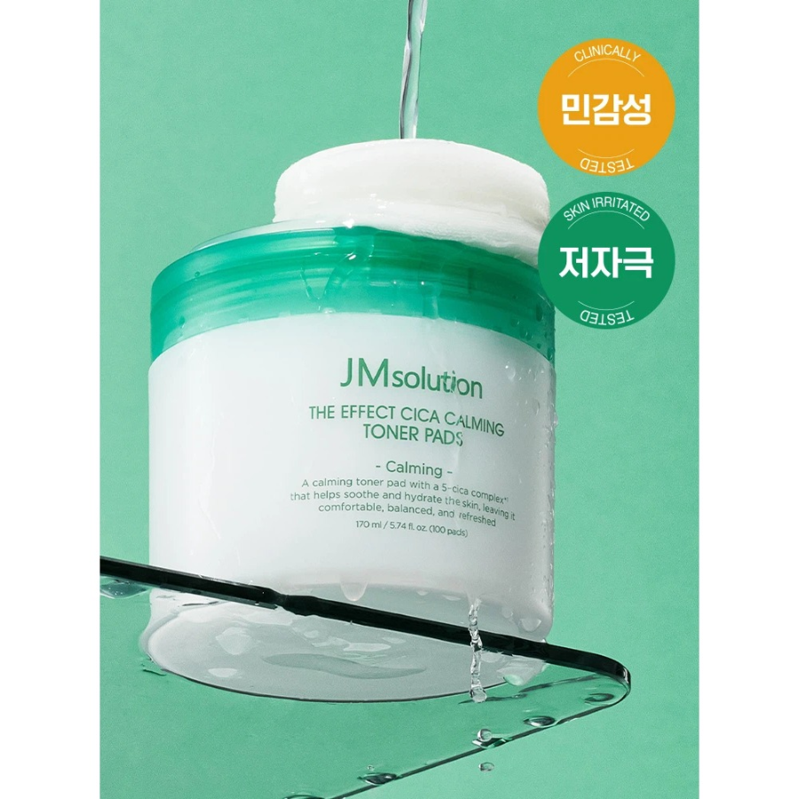 [1+1] JMsolution The Effect успокаивающие тонер-пэды с центеллой 170 мл 100 шт. × 2