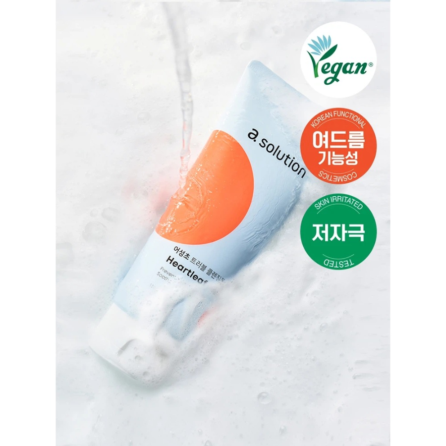 [1+1] A-Solution пенка для проблемной кожи с хауттюйнией 100 г × 2