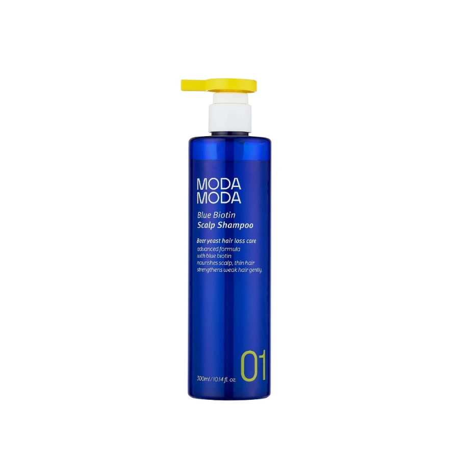 [1+1] Moda Moda шампунь для кожи головы Blue Biotin 300 мл × 2