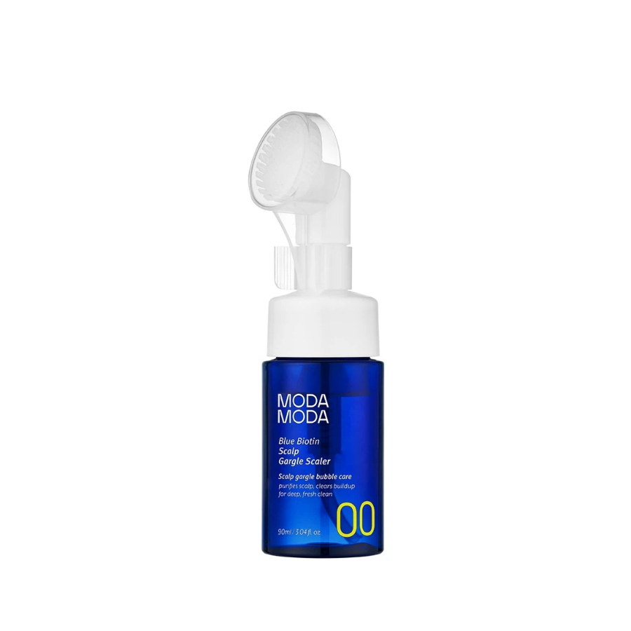 [1+1] Moda Moda скейлер-ополаскиватель для кожи головы Blue Biotin 90 мл × 2