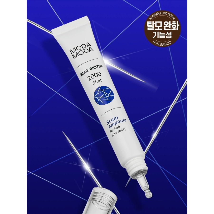 [1+1] Moda Moda ампула для кожи головы Blue Biotin 2000 Shot 20 мл × 2