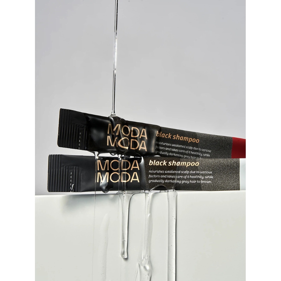 [1+1] Moda Moda набор оттеночного шампуня Zero Gray Black × 2