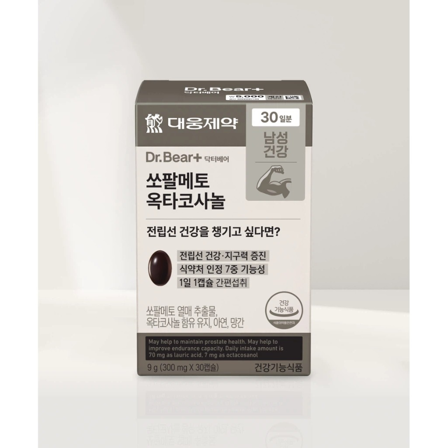 [1+1] Daewoong Pharmaceutical Пальма сереноа и октакозанол 30 капсул курс 30 дней × 2