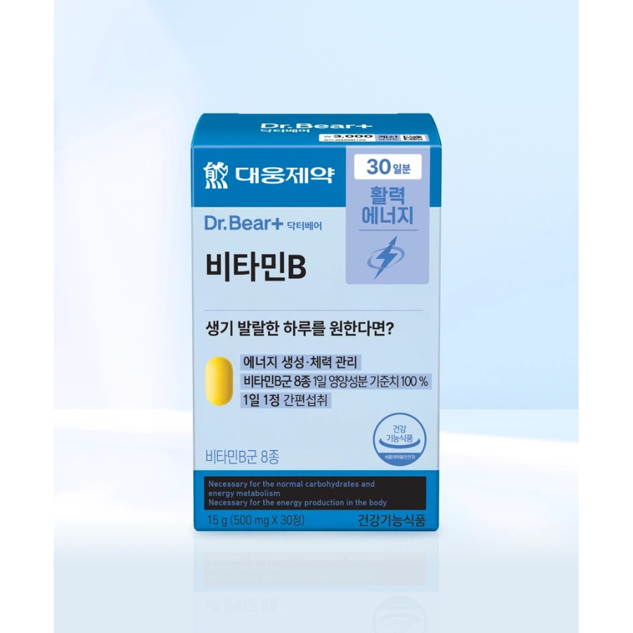 [1+1] Daewoong Pharmaceutical Витамины группы B 30 таблеток курс 30 дней × 2