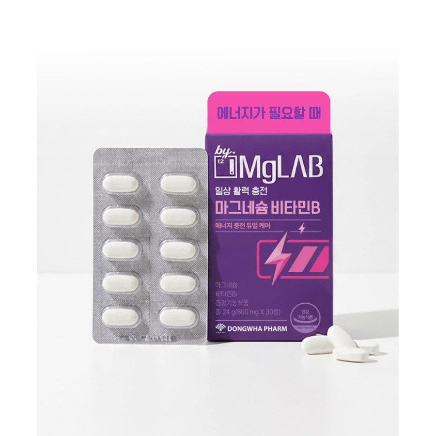 [1+1] Donghwa комплекс магния и витаминов группы B By Mag Lab 30 таблеток курс 30 дней × 2