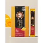[1+1] Jayungwan экстракт красного женьшеня Energy Time со вкусом манго 14 саше курс 14 дней × 2
