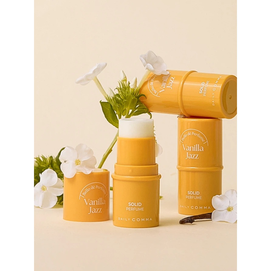 [1+1] Daily Comma твёрдые духи Velo de Parfum, аромат: Ванильный джаз (Vanilla Jazz), 4,7 г × 2