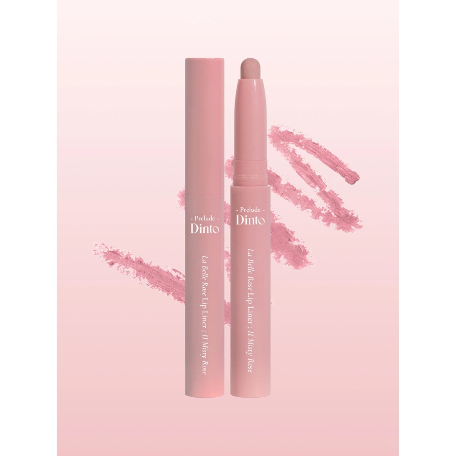 [1+1] Frillude Dinto карандаш для губ La Belle Rose, цвет: 11 Misty Rose (Туманная роза) × 2