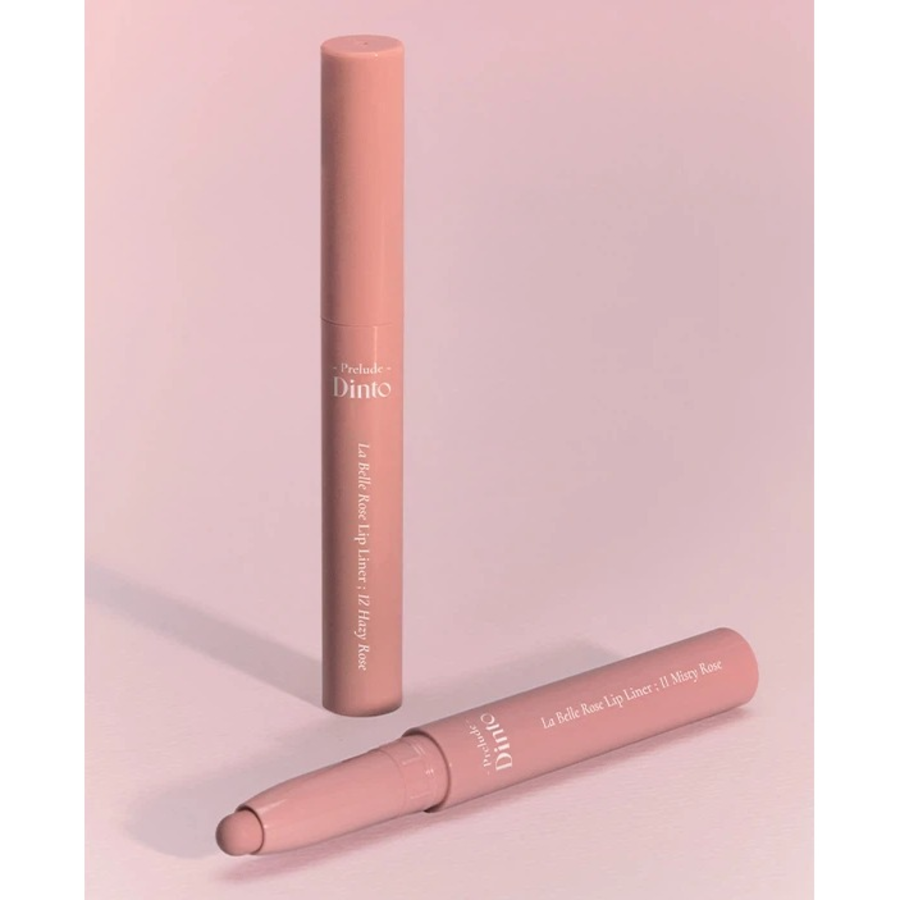 [1+1] Frillude Dinto карандаш для губ La Belle Rose, цвет: 11 Misty Rose (Туманная роза) × 2
