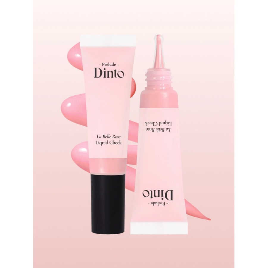 [1+1] Frillude Dinto жидкие румяна La Belle Rose 10 мл, цвет: 64 Muse Rose (Роза-муза) × 2