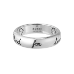 Gucci Blind For Love Ring Silver