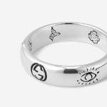Gucci Blind For Love Ring Silver