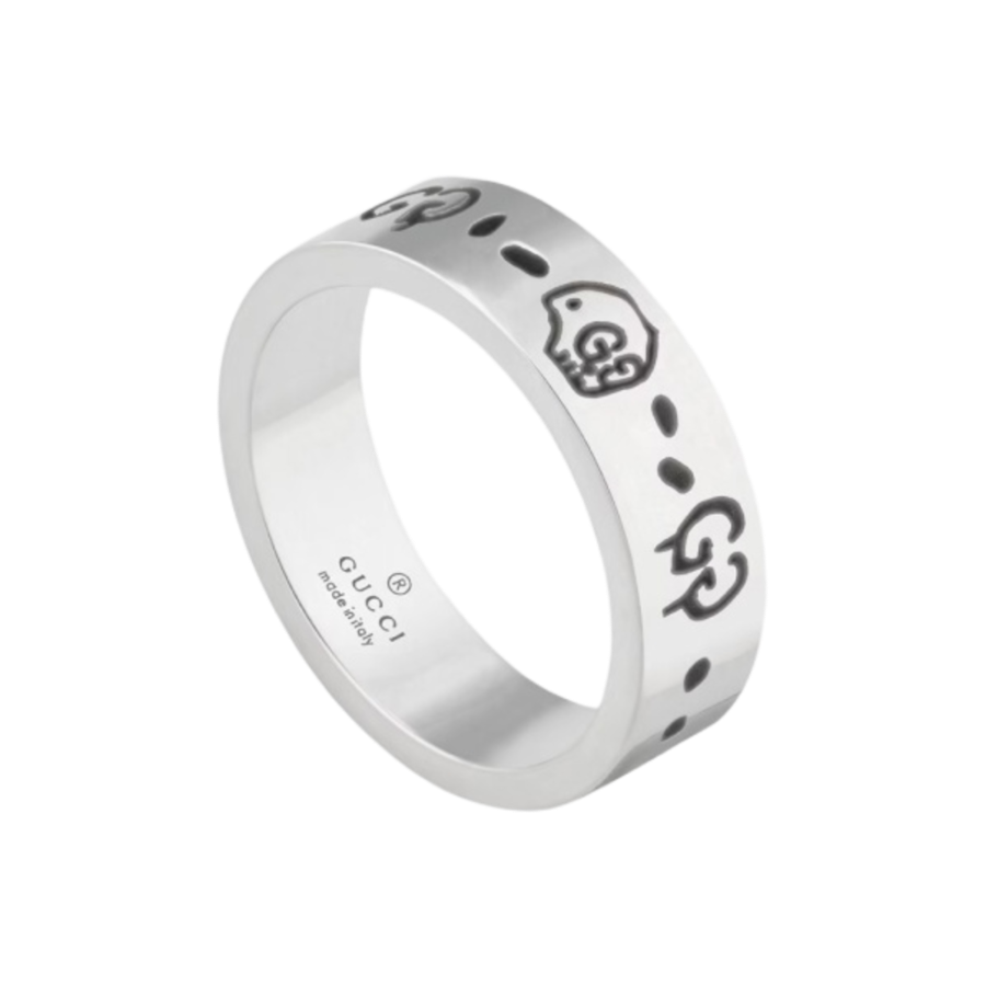 Gucci Ghost Ring Silver 6mm