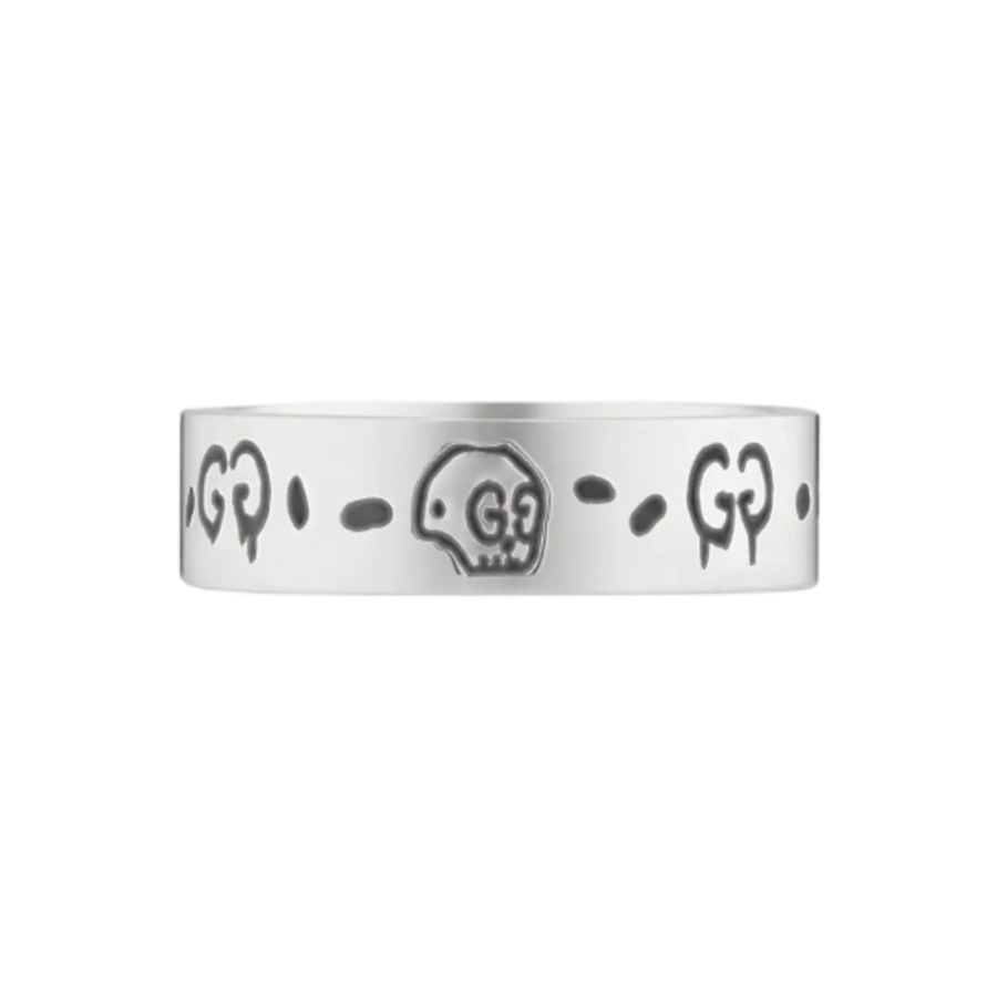 Gucci Ghost Ring Silver 6mm