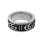 Gucci Ring with Double G Silver