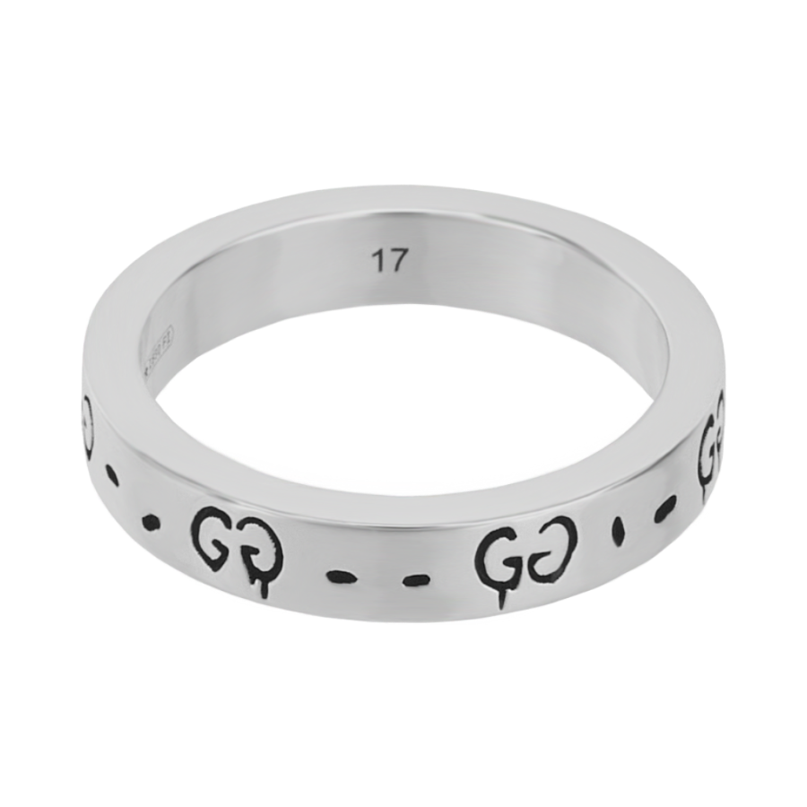 Gucci Ghost Ring Silver 3.8mm