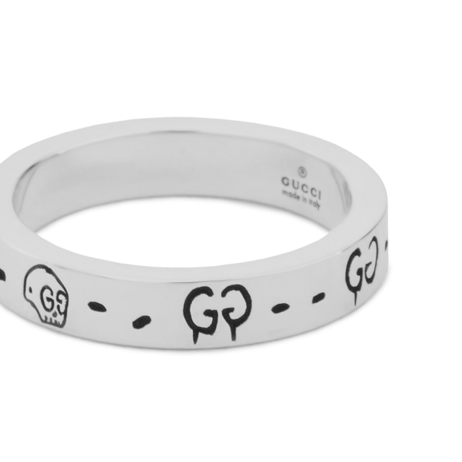 Gucci Ghost Ring Silver 3.8mm
