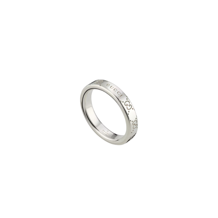 Gucci Signature GG Ring 925 Sterling Silver