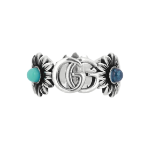 Gucci Double G Mother of Pearl Ring Silver