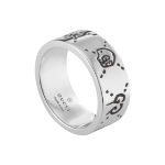 Gucci Ghost Ring Silver 9mm