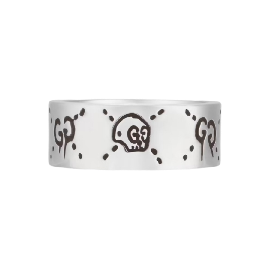 Gucci Ghost Ring Silver 9mm