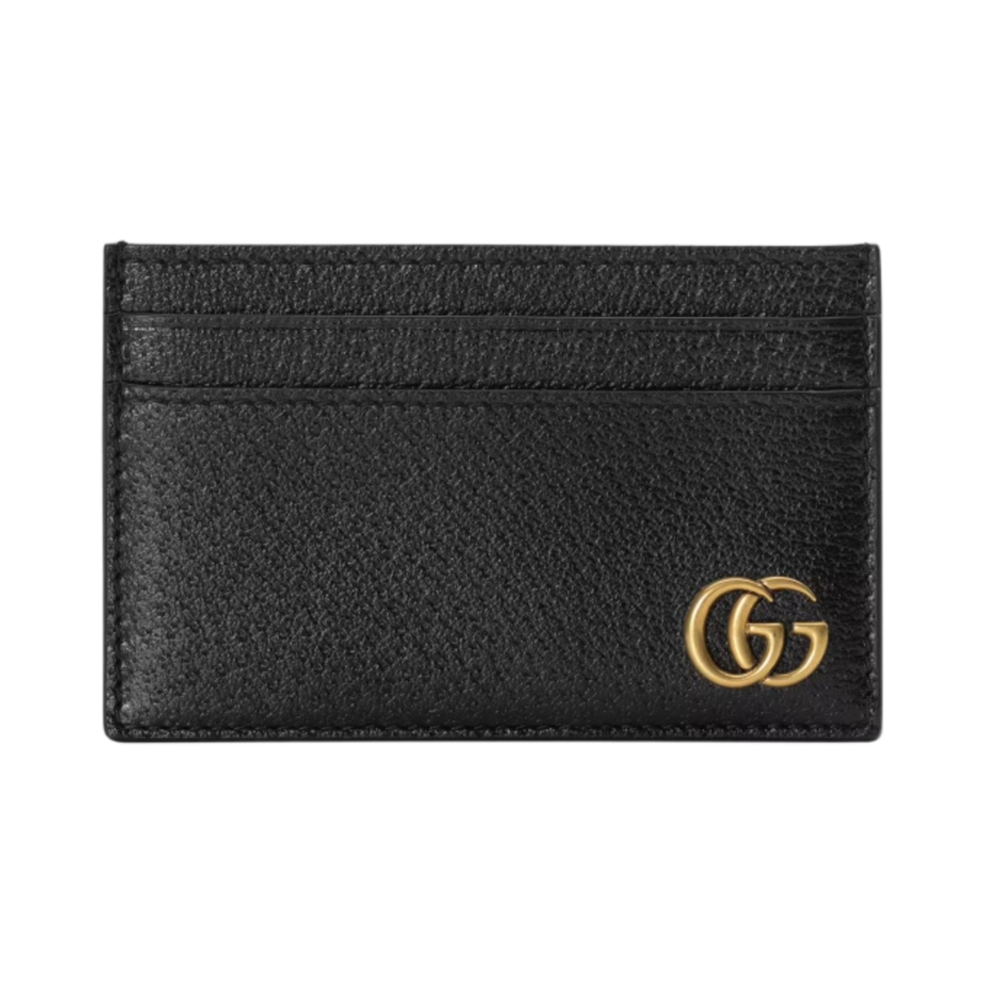 Gucci GG Marmont Leather Card Case Black