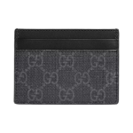 Gucci Bestiary Kingsnake Print Card Case Black