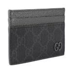 Gucci Card Case with GG Detail Black Supreme