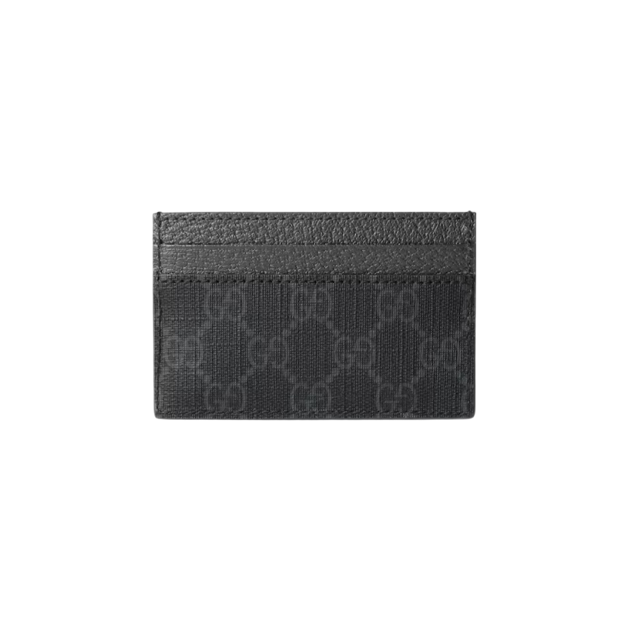 Gucci Card Case with GG Detail Black Supreme