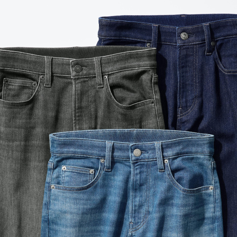 Uniqlo EZY Wide Straight Jeans