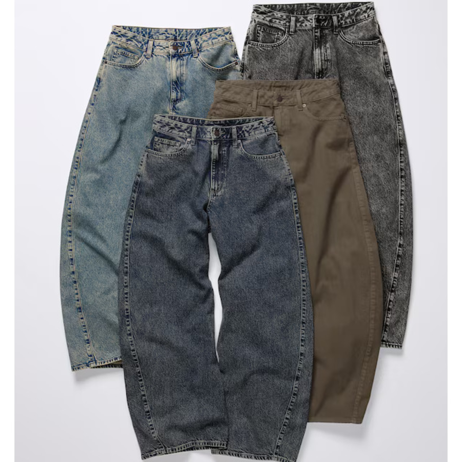 GU 3D Barrel Jeans
