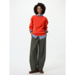 Uniqlo Brushed Jersey Barrel Leg Pants – Long (75–79 cm)