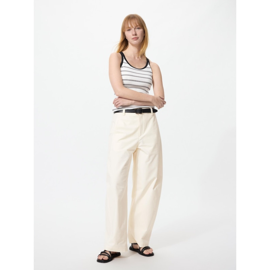Uniqlo Jersey Barrel Leg Pants (70–72 cm)