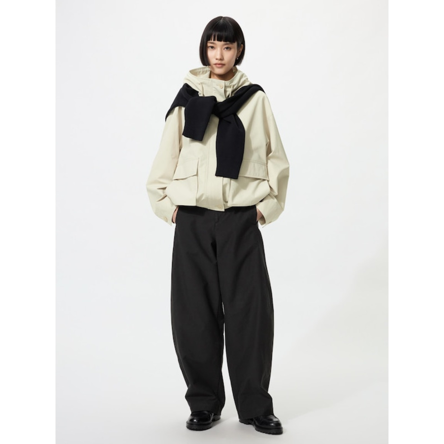 Uniqlo Jersey Barrel Leg Pants (70–72 cm)