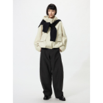 Uniqlo Jersey Barrel Leg Pants (70–72 cm)