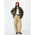 Uniqlo Jersey Barrel Leg Pants (70–72 cm)