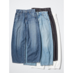 Uniqlo Baggy Barrel Leg Jeans (75 cm), Blue