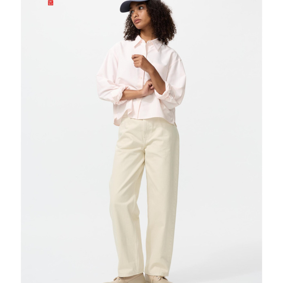 Uniqlo JW Anderson Baggy Jeans, Natural