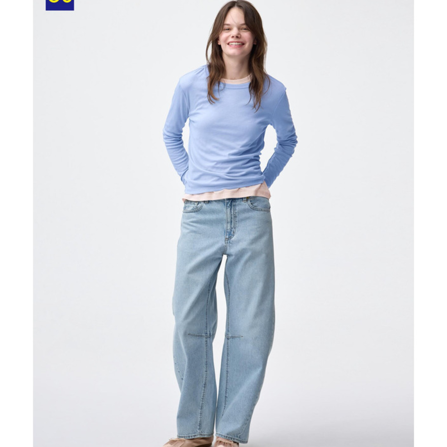 Uniqlo GU Barrel Leg Jeans