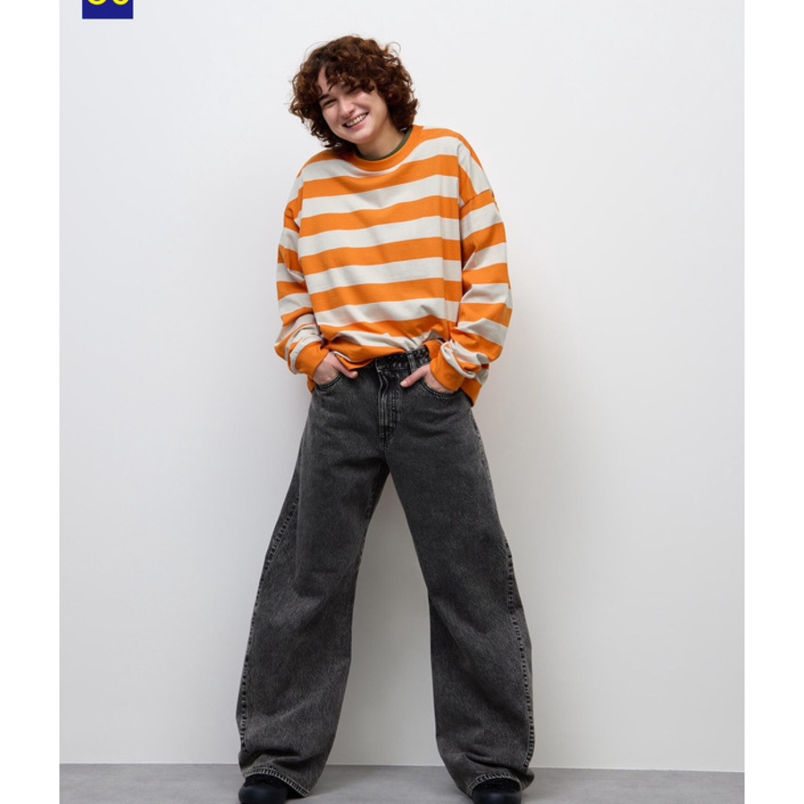 Uniqlo GU 3D Barrel Jeans Long