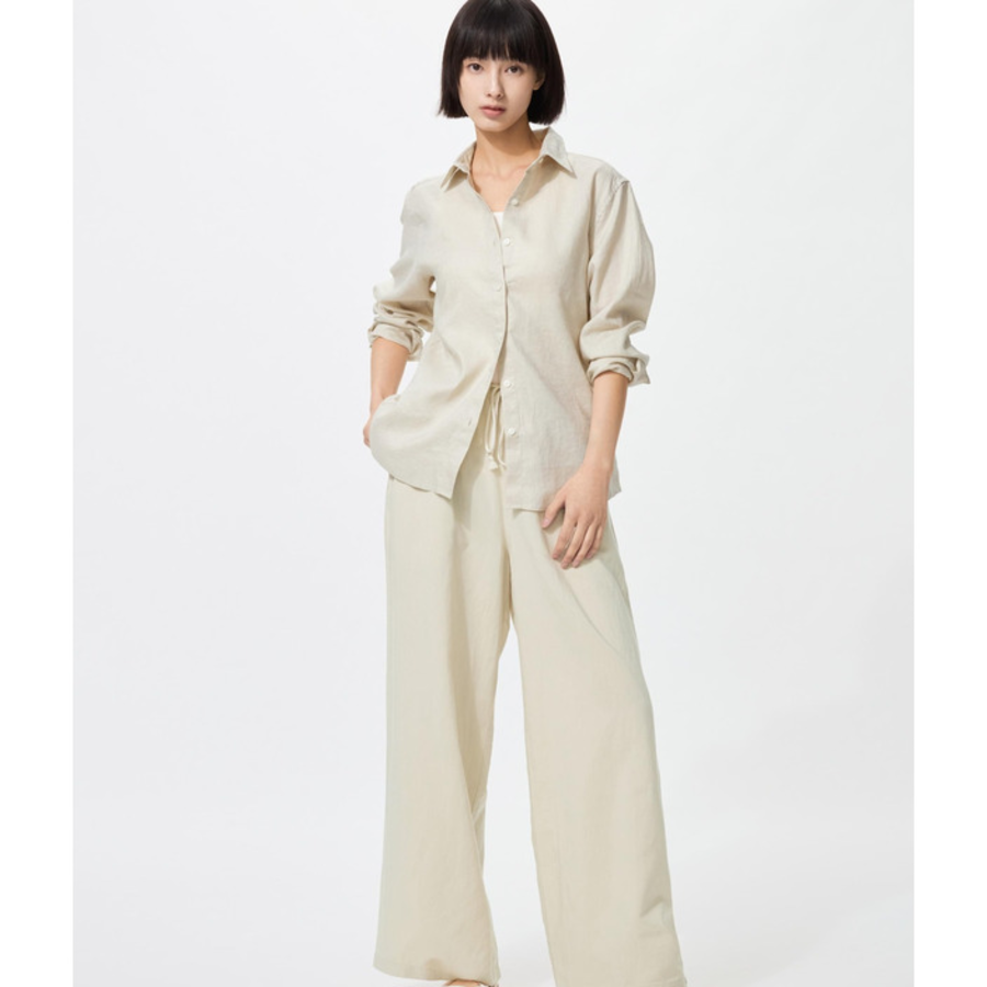 Uniqlo Linen Blend Easy Pants