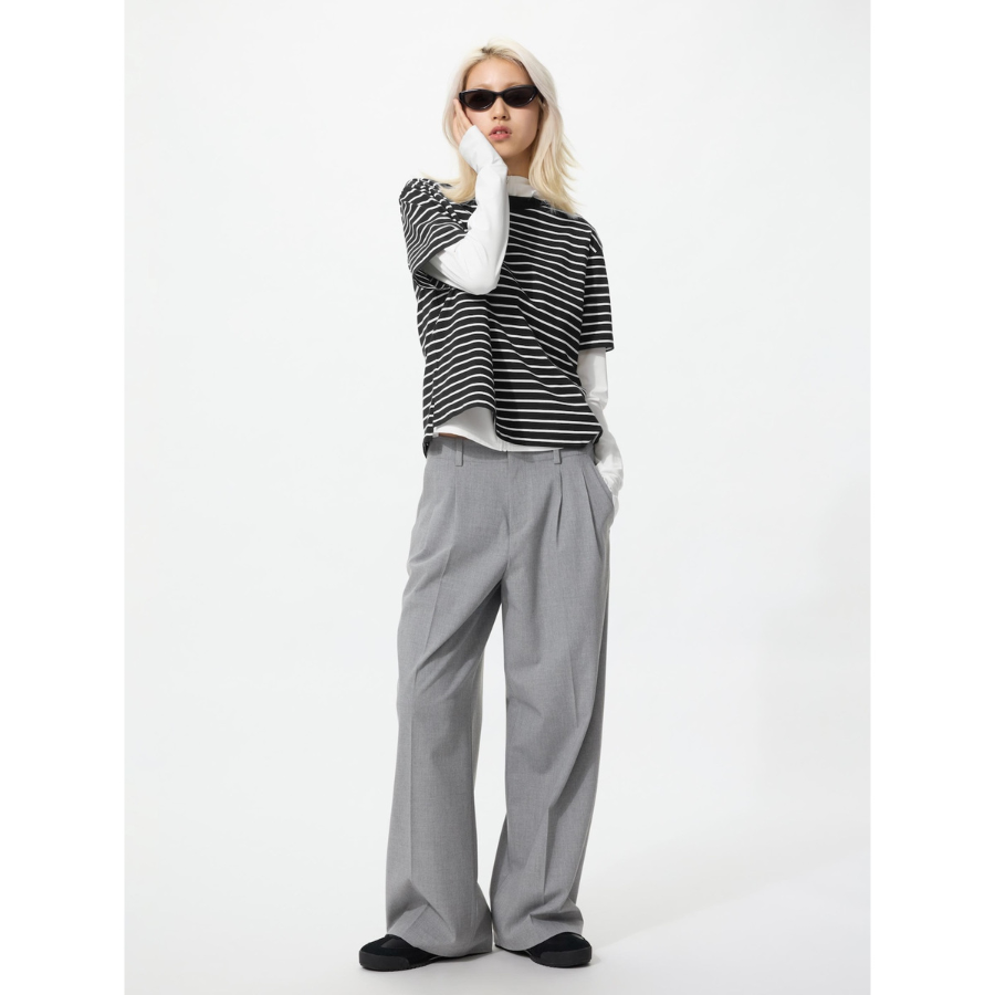 Uniqlo Smart Wide Straight Pants