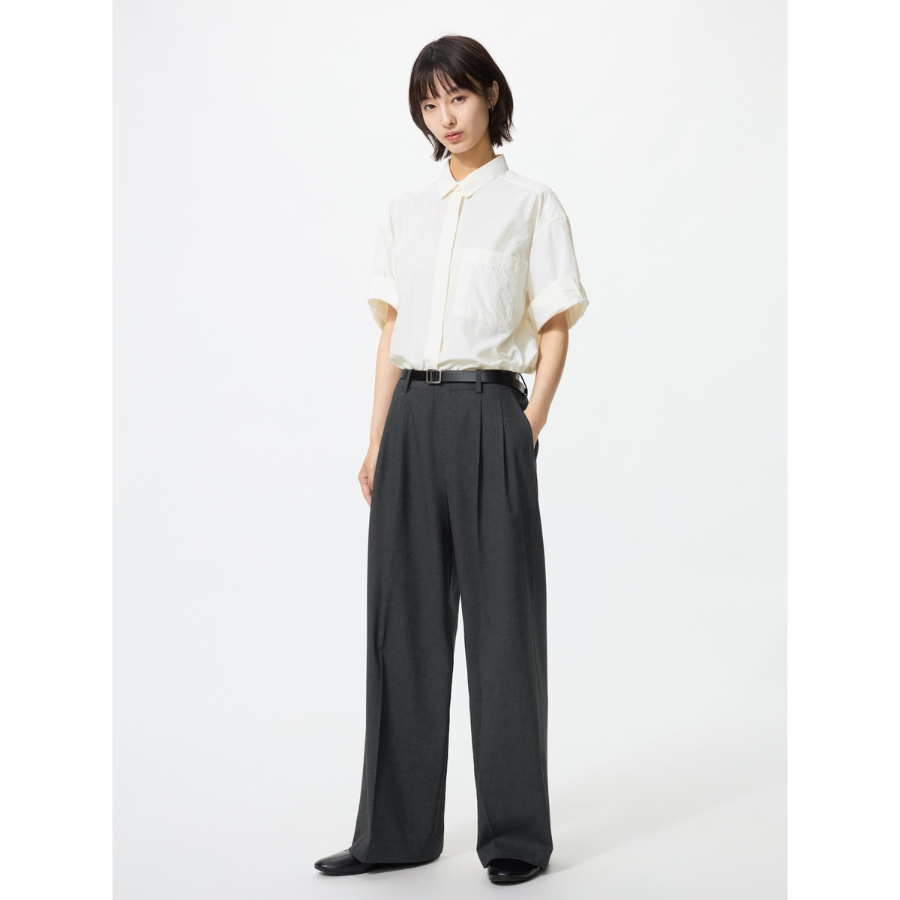 Uniqlo Smart Wide Straight Pants