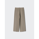Uniqlo Smart Tuck Wide Pants Check